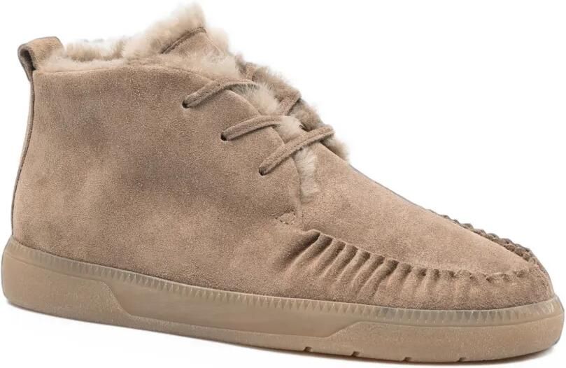 Kennel&Schmenger Pop shearling-trimmed boots Beige - Foto 3