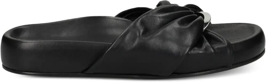 Kennel & Schmenger Sandalen met geknoopt detail Zwart
