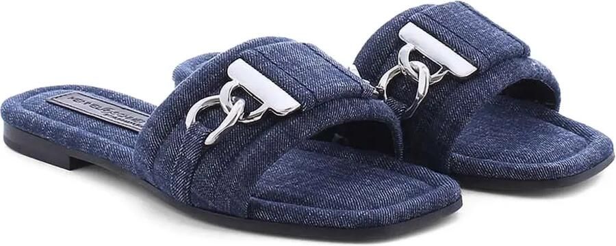 Kennel & Schmenger Sandalen van spijkerstof Blauw