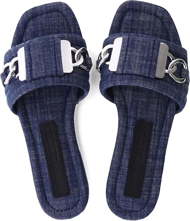 Kennel & Schmenger Sandalen van spijkerstof Blauw - Foto 2