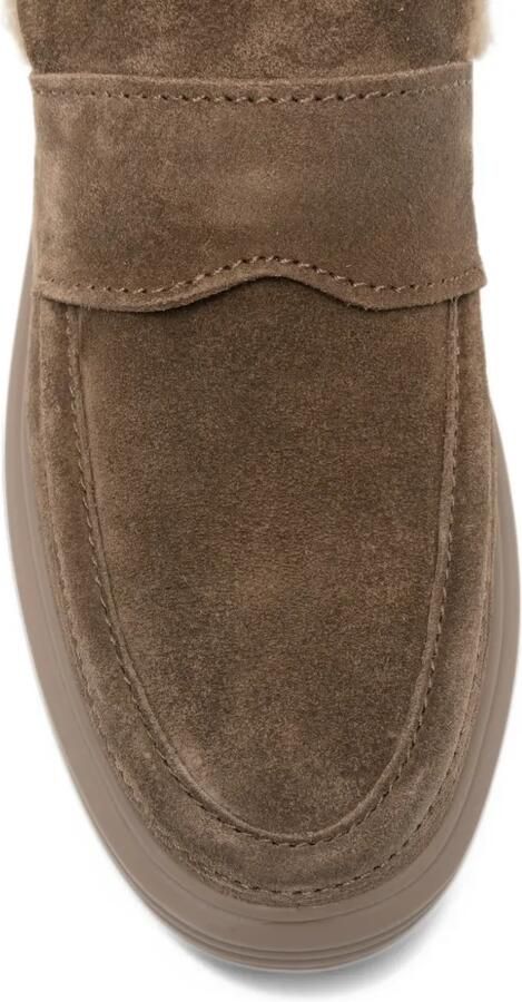Kennel&Schmenger shearling-trim suede boots Bruin - Foto 4