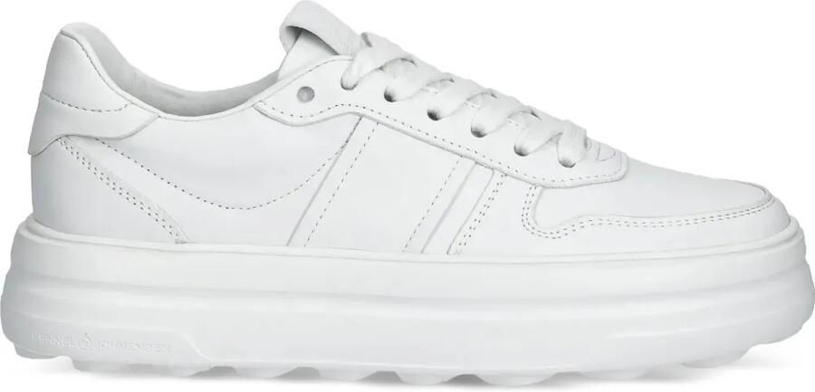 Kennel & Schmenger Sneakers met plateauzool Wit
