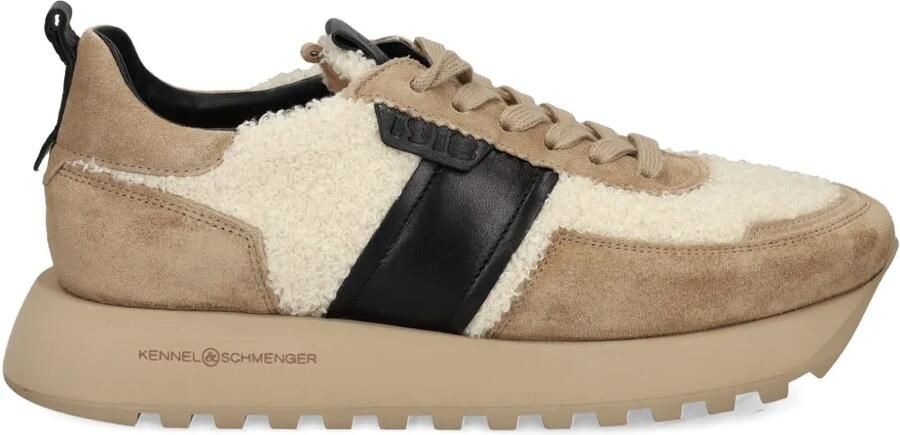 Kennel & Schmenger Suède sneakers Bruin