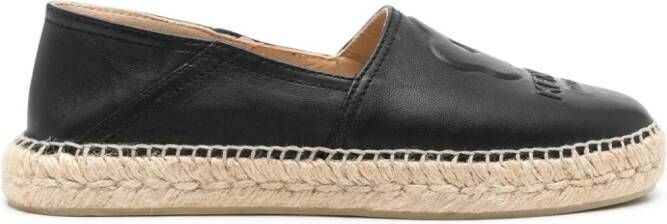 Kenzo Boke Flower 2.0 leren espadrilles Zwart