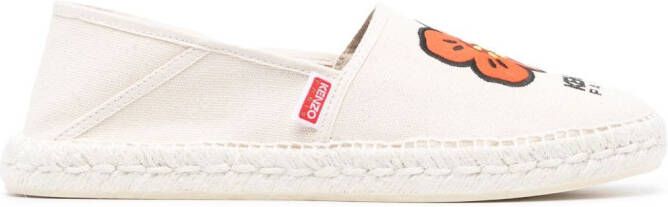 Kenzo Boke Flower canvas espadrilles Beige