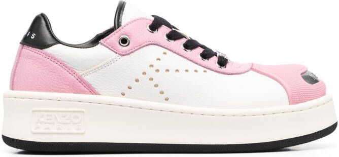 Kenzo Sneakers met contrasterende neus Roze