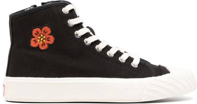 Kenzo Sneakers met geborduurd logo Zwart