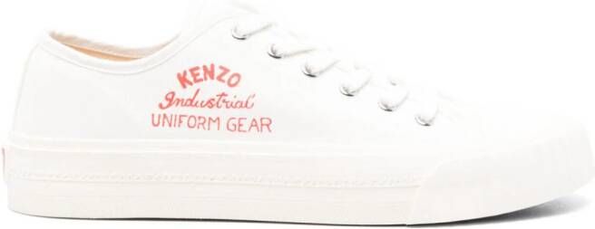 Kenzo Foxy sneakers met logoprint Wit