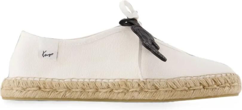 Kenzo Espadrilles met bedeldetail Wit