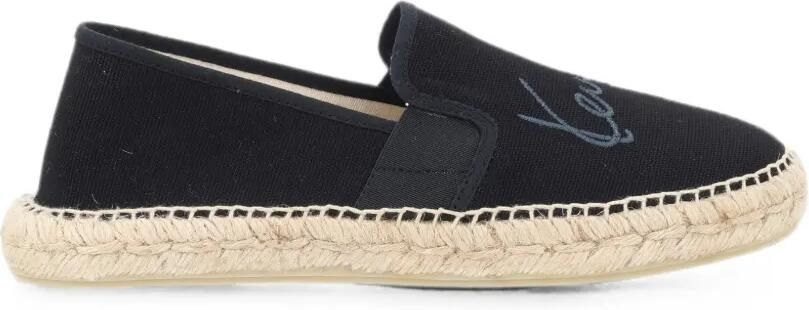 Kenzo Espadrilles met geborduurd logo Zwart