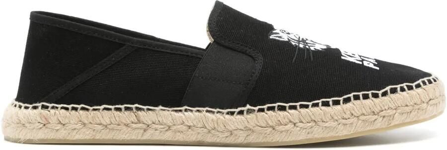Kenzo Espadrilles met tijgerkop Zwart