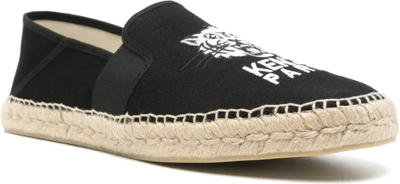 Kenzo Espadrilles met tijgerkop Zwart - Foto 3