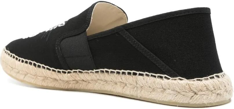 Kenzo Espadrilles met tijgerkop Zwart - Foto 2
