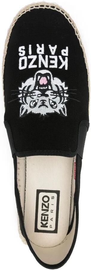 Kenzo Espadrilles met tijgerkop Zwart - Foto 4