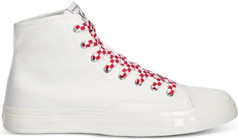 Kenzo High-top geruite sneakers Wit