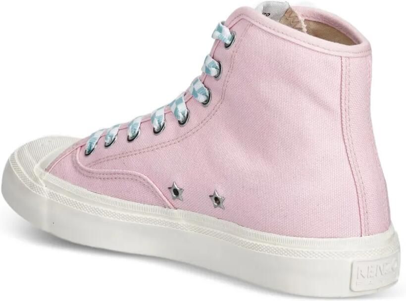 Kenzo Hoshi geruite high-top sneakers Roze - Foto 2