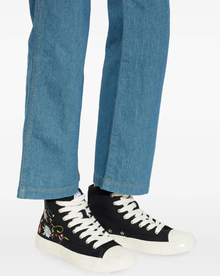 Kenzo Hoshi High sneakers met geborduurde bloemen Zwart - Foto 2