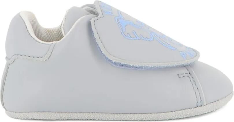 Kenzo Kids Sneakers met geborduurd logo Blauw