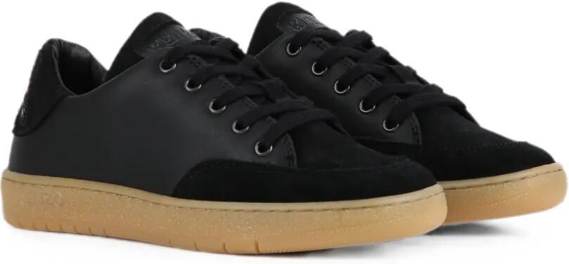 Kenzo Kids Sneakers met tijger-patch en vlakken Zwart