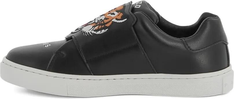 Kenzo Kids Sneakers met tijgerkop bandje Zwart