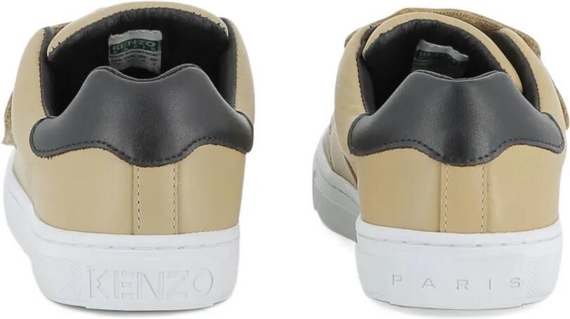 Kenzo Kids Tiger Head sneakers met borduurwerk Beige - Foto 2