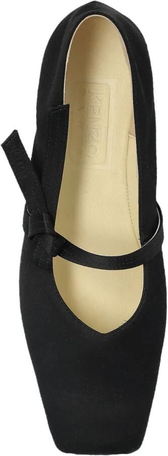 Kenzo Leren ballerina's Zwart - Foto 3