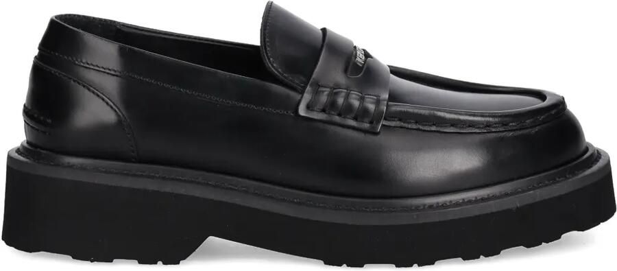Kenzo Leren penny loafers Zwart