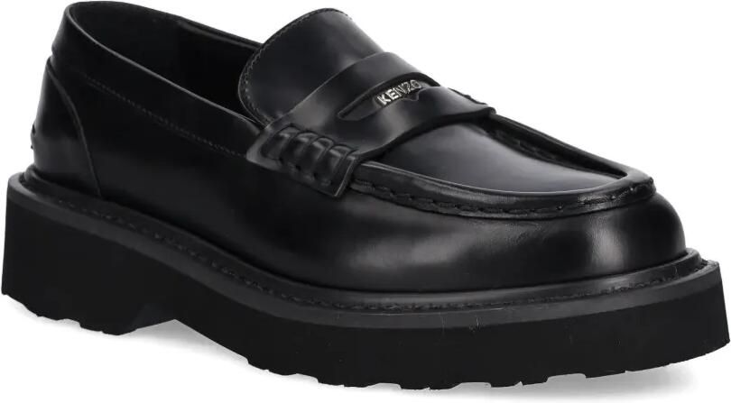 Kenzo Leren penny loafers Zwart - Foto 3