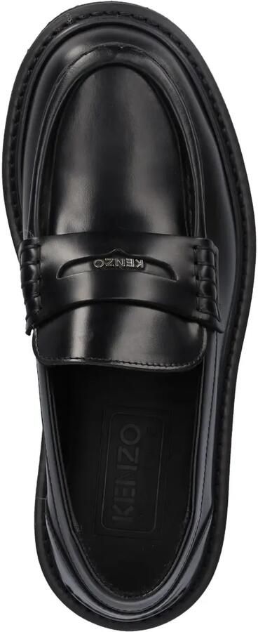 Kenzo Leren penny loafers Zwart - Foto 4