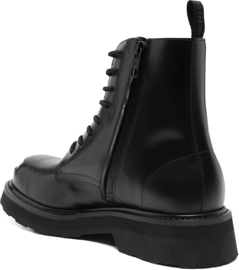 Kenzo Leren veterlaarzen Zwart - Foto 3