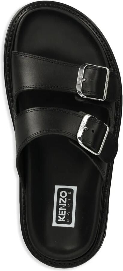 Kenzo Matto leren sandalen Zwart - Foto 2