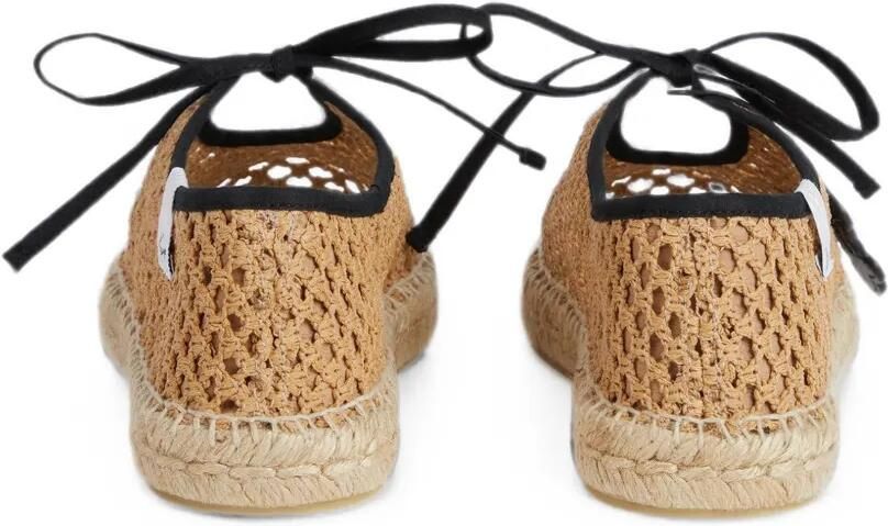 Kenzo Platte espadrilles met logo Beige - Foto 4