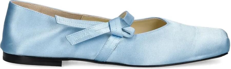 Kenzo Satijnen ballerina's Blauw