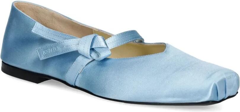 Kenzo Satijnen ballerina's Blauw - Foto 2