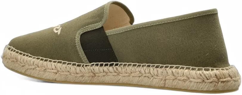 Kenzo Signature espadrilles met geborduurd logo Groen - Foto 4