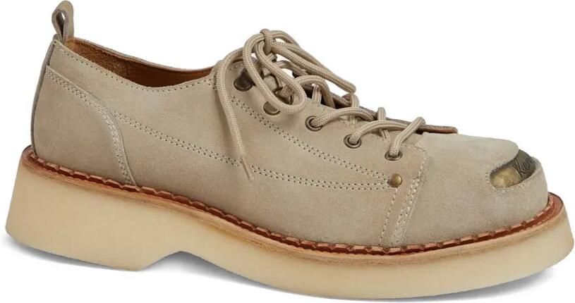 Kenzo smile suède derby schoenen Beige