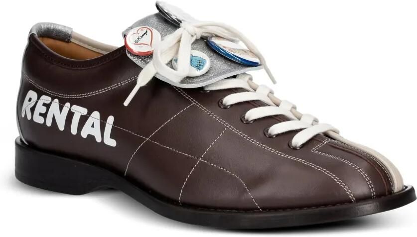 Kenzo Striker verfraaide derby schoenen Bruin - Foto 4