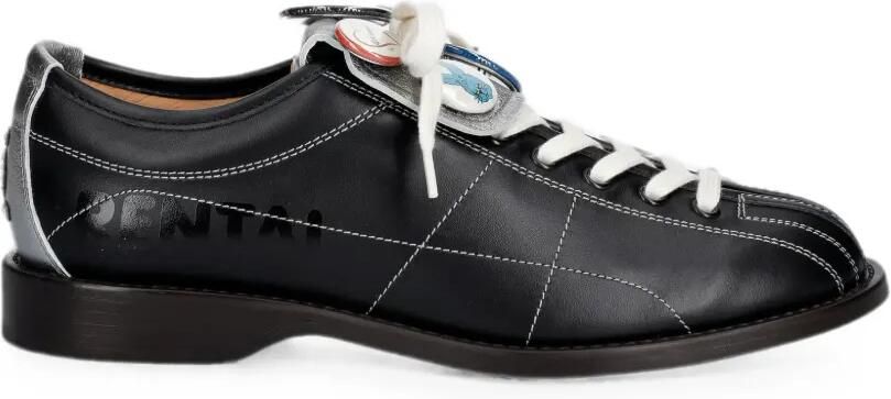 Kenzo Striker verfraaide derby schoenen Zwart