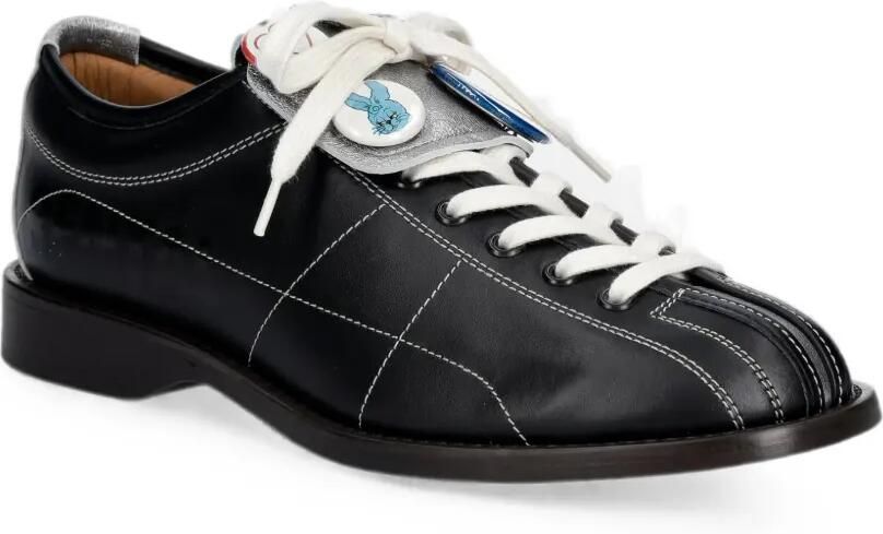 Kenzo Striker verfraaide derby schoenen Zwart - Foto 4