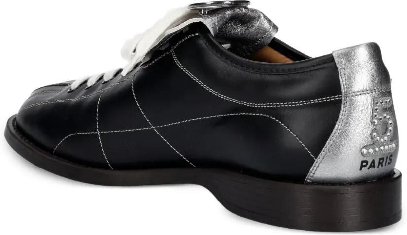 Kenzo Striker verfraaide leren derby schoenen Zwart - Foto 3