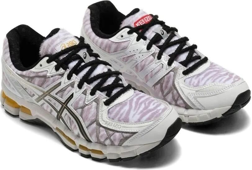 Kenzo x Asics Gel-Kayano 20 sneakers met tijgerpatroon Wit - Foto 3