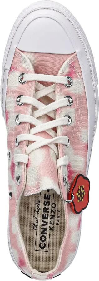 Kenzo x Converse sneakers met tie-dye print Roze - Foto 4