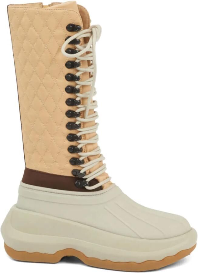 Kenzo x Hunter laarzen met gewatteerd patroon Beige