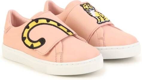 Kenzo Kids Sneakers met klittenband Roze