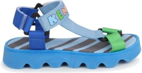 Kenzo Kids Sandalen met colourblocking Blauw