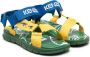 Kenzo Kids Sandalen met klittenband Groen - Thumbnail 1