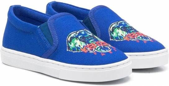 Kenzo Kids Slip-on sneakers Blauw