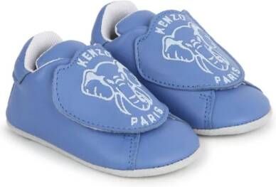 Kenzo Kids Slippers met logoprint Blauw