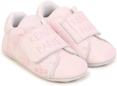 Kenzo Kids Slippers met logoprint Roze