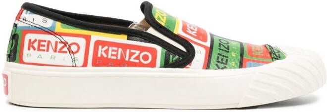 Kenzo Sneakers met logoprint Veelkleurig